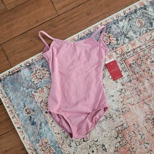 NWT Capezio Size L Youth Leotard Low Ballet Dance